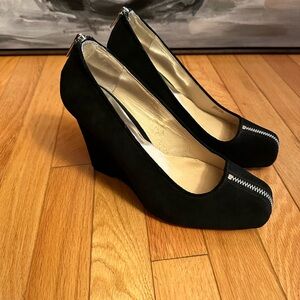 Michael Kors suede wedge - Black